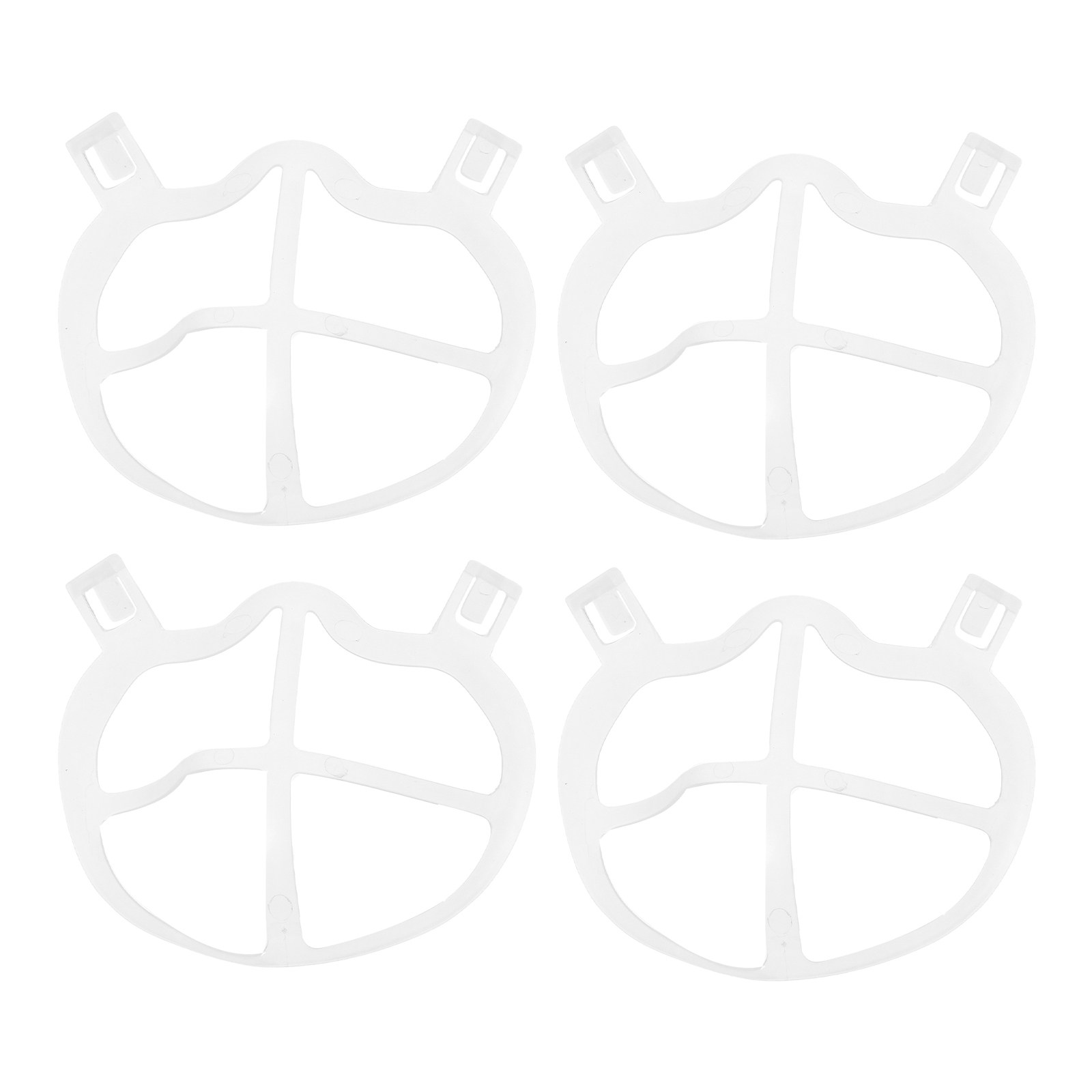 Silicone Mask Bracket - 10Pcs Reusable High-Temp Washable Silicone Mask