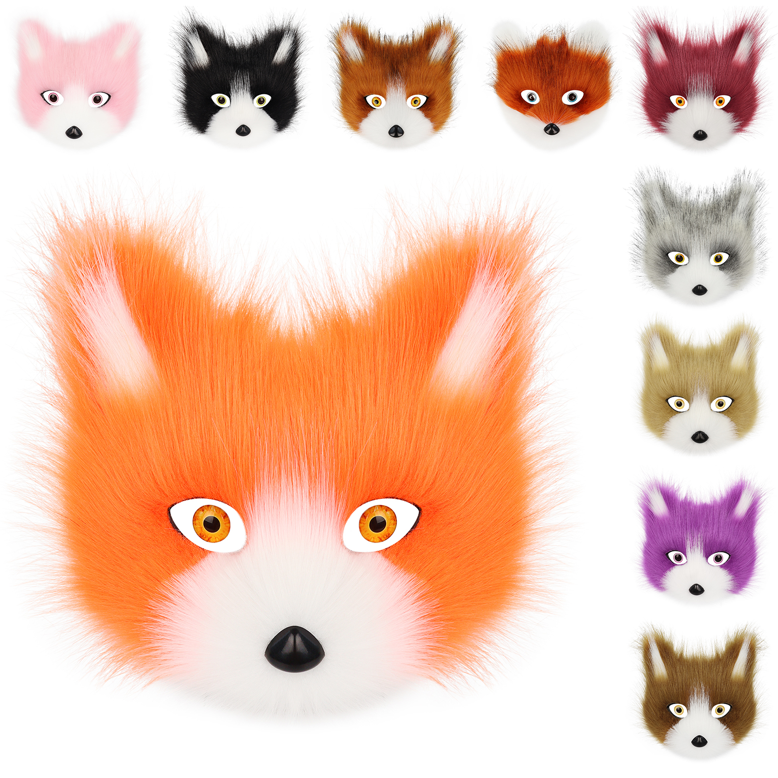 Plush Animal Fox Wolf Mask Plu - огляд і ціна Respirator Half Face