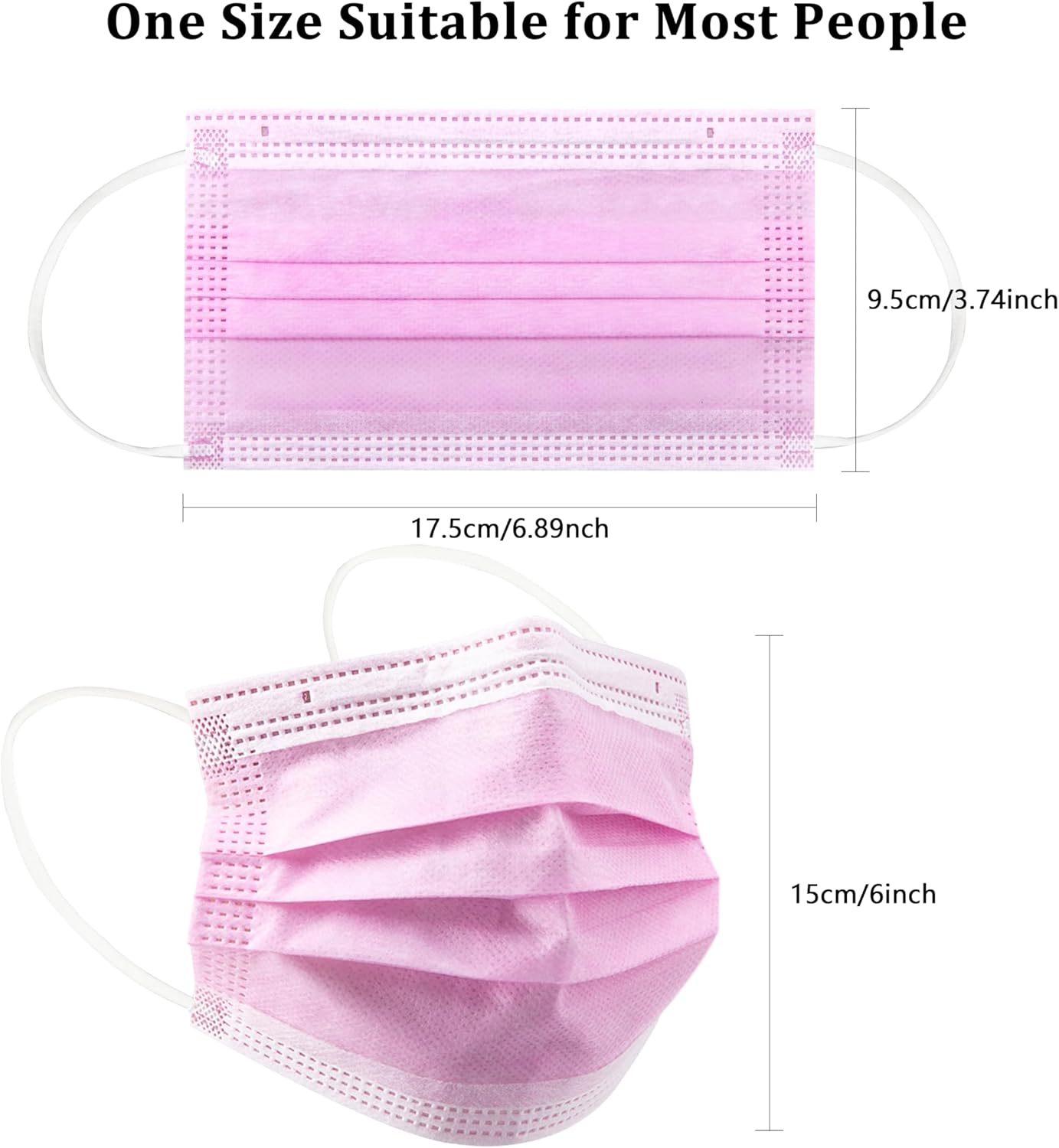 Great Value Pack! Pink Disposa - огляд і ціна Disposable Surgical Mask