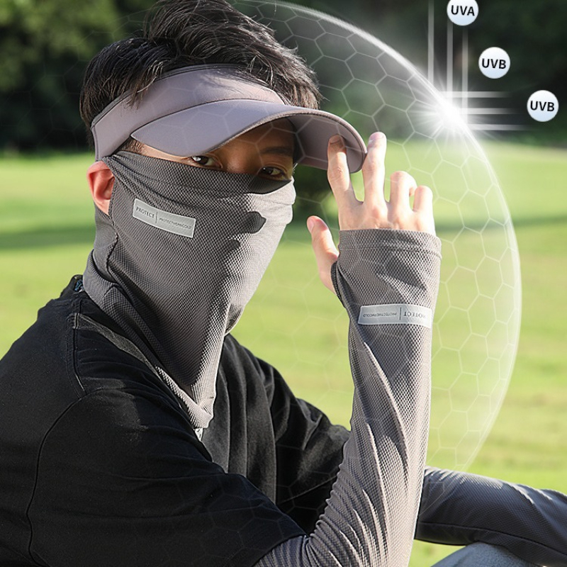 2Pcs Set Sun UV Protection Arm - огляд і ціна Sports Mask Breathable